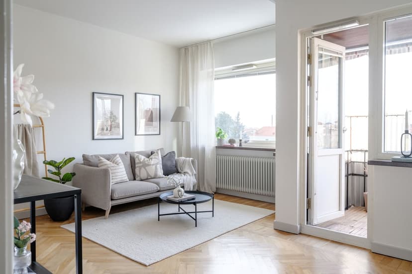 Hesekillegatan 35B, Trelleborg - Urokliwe i dobrze rozplanowane mieszkanie na pierwszym piętrze w centralnej lokalizacji z balkonem!